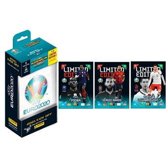 Boîte métal de 6 pochettes Panini Foot Trading Cards UEFA EURO 2020