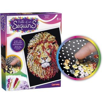 Jeu Créatif Lansay Mille et Un Sequins Lion