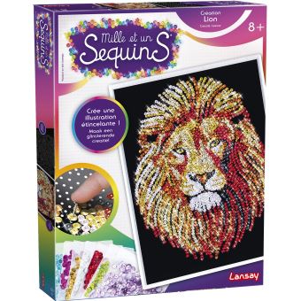 Jeu Créatif Lansay Mille et Un Sequins Lion