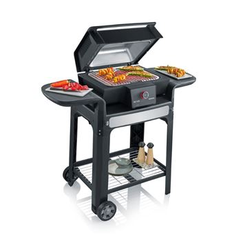 Barbecue avec couvercle sur chariot Severin SEVO GTS 3000 W Noir