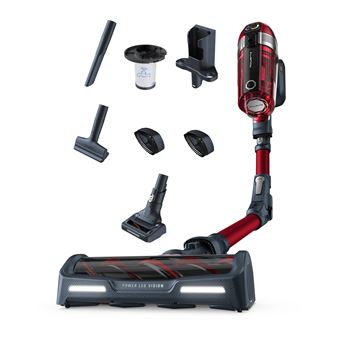 Aspirateur balai multifonction sans fil Rowenta YY5166FE X-Force Flex 11.60 Animal Kit 320 W Rouge royal et gris