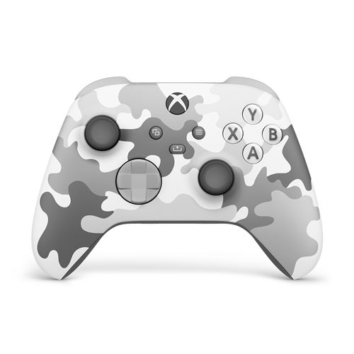 Manette Sans Fil Microsoft Xbox Édition Spéciale Arctic Camo Pour Xbox Et Pc