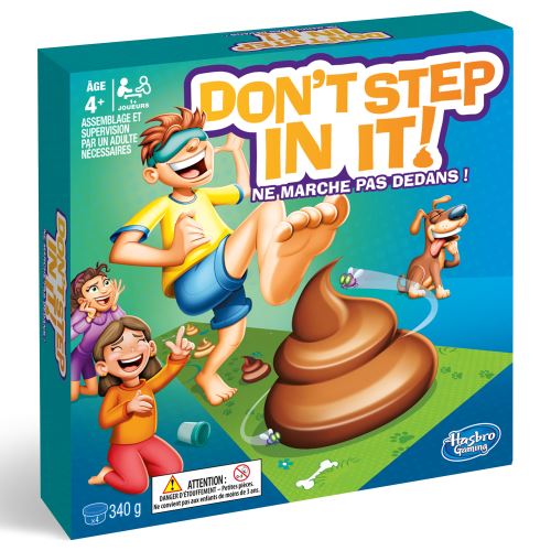 Jeu d’ambiance Hasbro Don't step in it Ne marche pas dedans