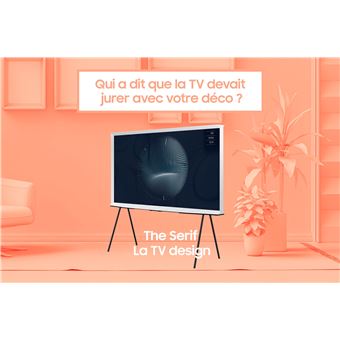 TV QLED Samsung The Serif TQ43LS01B 108 cm 4K UHD Smart TV 2023 Bleu