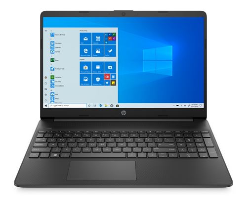 HP 15s-eq1071nf - Athlon Silver 3050U / 2.3 GHz - Win 10 Home 64 bits - 8 GB RAM - 256 GB SSD NVMe - 15.6 1366 x 768 (HD) - Radeon Graphics - Wi-Fi, Bluetooth - gitzwart, gaas-breipatroon met structuurafwerking - tsb Frans