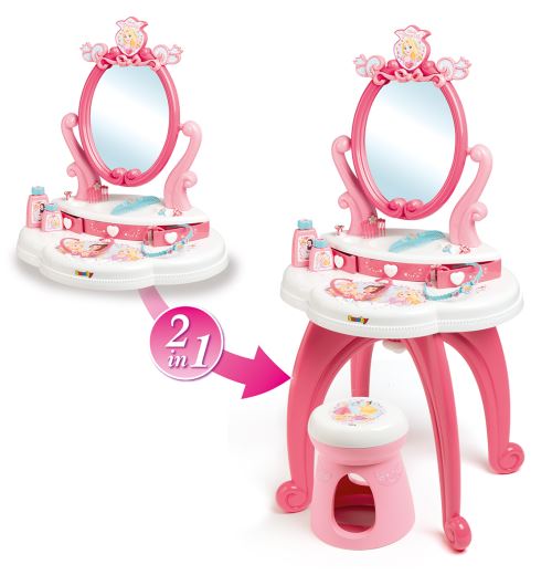Coiffeuse 2 en 1 Smoby Disney Princess