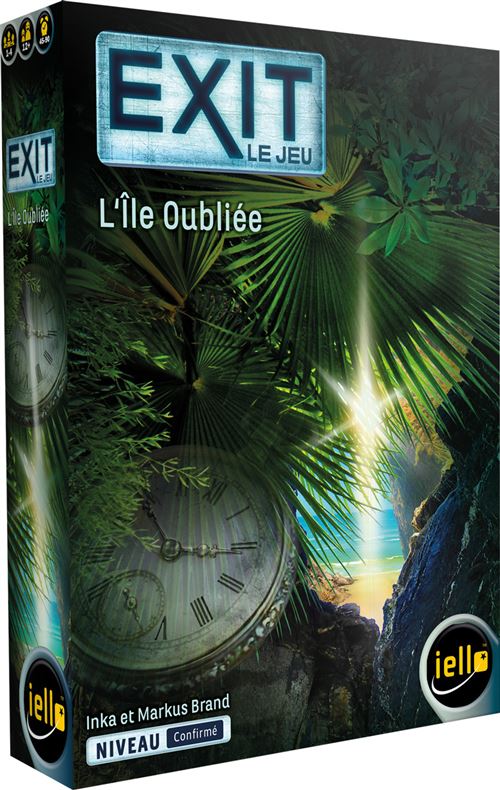 Jeu d'escape game Iello Exit L'île oubliée - Iello