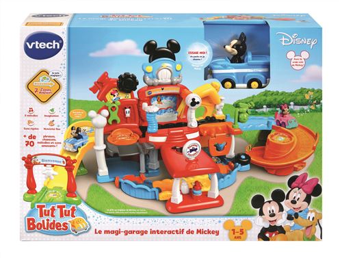 Tut Tut Bolides Vtech Le magi garage interactif de Mickey