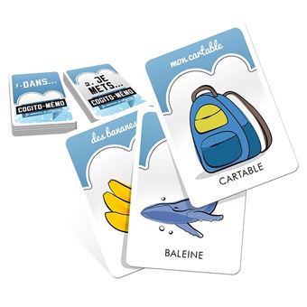 Jeu d’ambiance Captain Brain Cogito Mémo Je mémorise Je catégorise