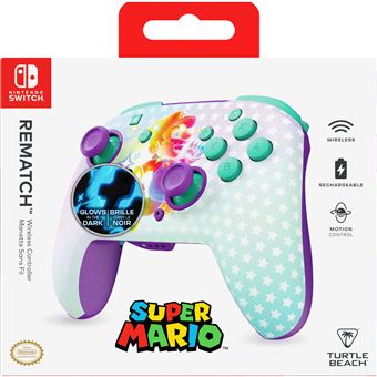 Manette sans fil Turtle Beach Rematch™ : Invincible Mario pour Nintendo Switch™, Nintendo Switch Lite et Nintendo Switch modèle OLED