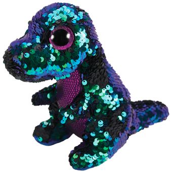 Peluche TY Flippables Medium Crunch le Dinosaure