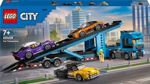 LEGO® City 60408 Le camion de transport de voitures de sport