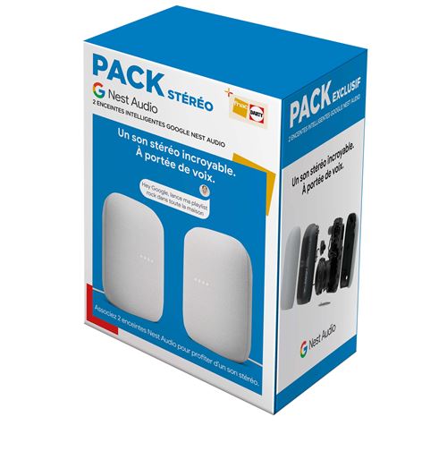 Acheter Pack Fnac Darty 2 enceintes intelligentes Google Nest Audio Galet État correct - 129,99 € Pack Fnac Darty 2 enceintes intelligentes Google Nest Audio Galet État correct - Google reconditionné disponible sur Fnac