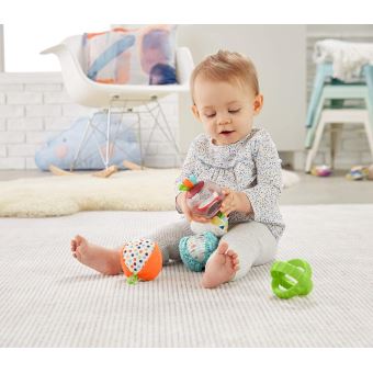 Jeu d'éveil Fisher Price Balle d'activités pour les cinq sens