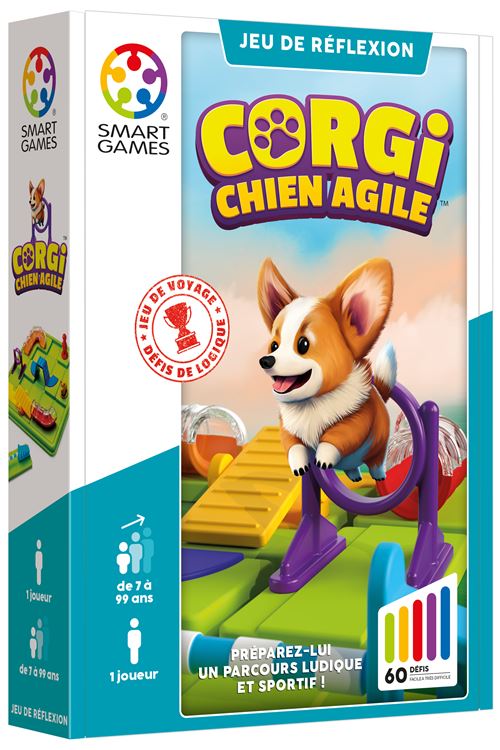 Jeu de réflexion Smart Games Corgi Chien Agile