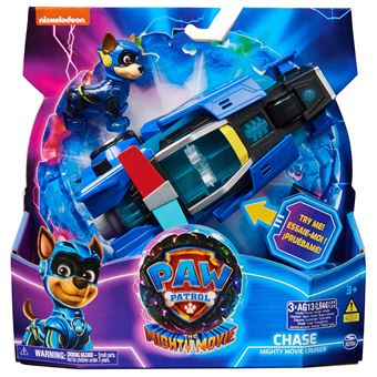 Véhicule avec figurine Paw Patrol La Pat Patrouille The Mighty Movie Modèle aléatoire