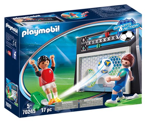 VOETBALMUUR/CAGE AVEC TIRS AUX BUTS
