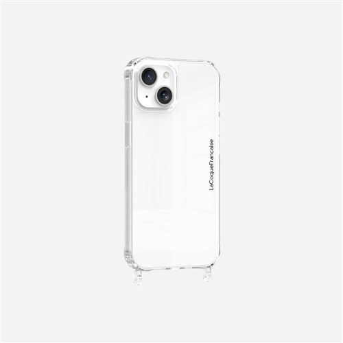 Coque La Coque Francaise Transparent avec anneau pour iPhone 15