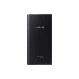 Batterie externe 10 000mA charge 25W + charge sans fil - câble USB-C -  Samsung