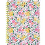 Carnet rigide ligné B6 Oberthur Bali Petites Fleurs 200 pages