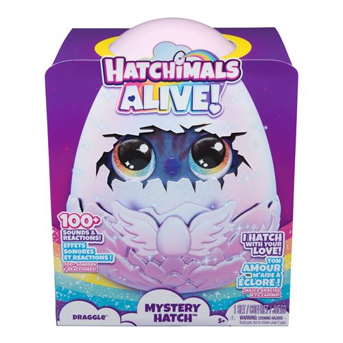 Poupée Hatchimals Alive Eclosion Secrète SPINMASTER – 3 Modes de Jeux, 100 Sons - vue 4