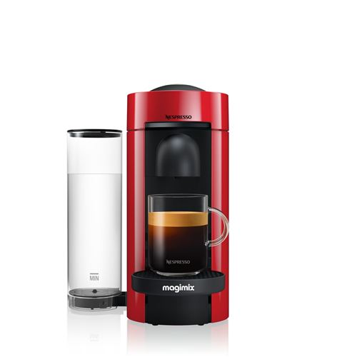 Vertuo Plus Magimix Rode Nespresso koffiezet met capsules