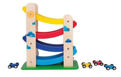 Jeu de voitures en cascade Moulin Roty Les Popipop