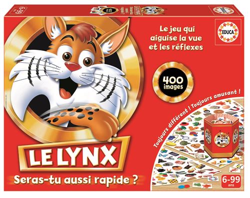 Boite de Jeu de mémoire Educa Le Lynx