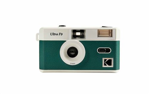 Kodak appareil photo argentique rétro Ultra F9, 35 mm, vert foncé