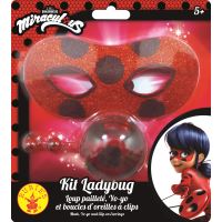 Kit déguisement avec gants + loup Ladybug Miraculous XL (9-10 ans