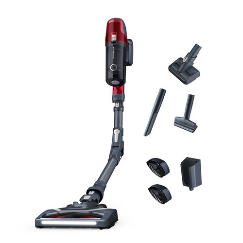 Aspirateur Balai Rowenta X-Pert Flex 6.60 Rh6876Wo Modèle Animal Reconditionné Argent Rouge