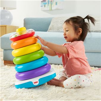 Jouet d'éveil Fisher Price Pyramide Arc-en-Ciel Géante