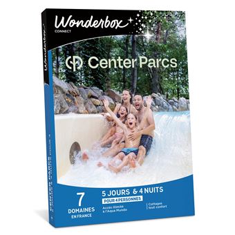 Coffret cadeau Center Parcs - Parenthèse en Duo | Wonderbox Connect