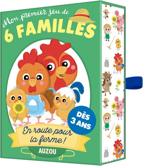 Jeu classique Auzou Premier jeu de 6 Familles