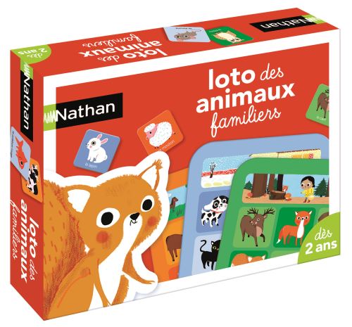 Jeu découverte Nathan Loto des animaux