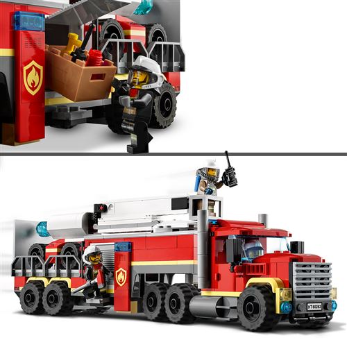 LEGO® City 60279 Le camion des pompiers, Idée Cadeau, Jouet pour