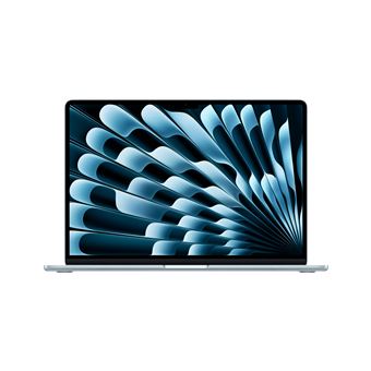 Apple MacBook Air 15'' 512 Go SSD 16 Go RAM Puce M4 CPU 10 cœurs GPU 10 cœurs Bleu Ciel