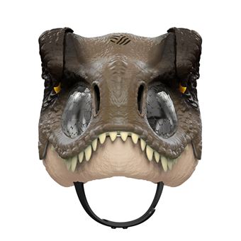 Masque T-Rex Jurassic World Officiel Rubies - Demi-masque Pour Enfant - Taille Unique Avec élastique - 8