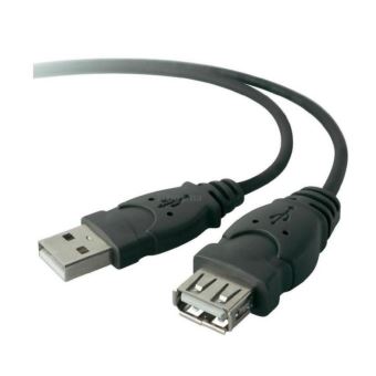 Câble de rallonge Belkin USB 2.0 1.8 m Noir