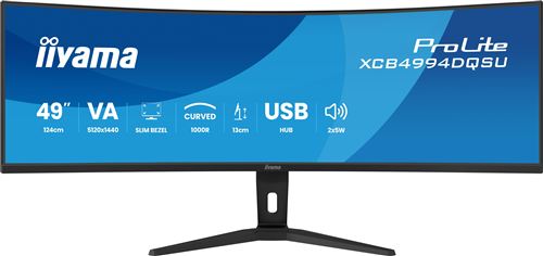 Ecran PC Iiyama XCB4994DQSU-B1 49 Incurvé QHD