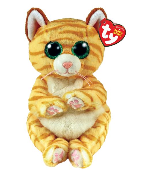 Ty Multicolore Animal En Peluche Beanie Bellies Medium Mango Le Chat 30 Cm
