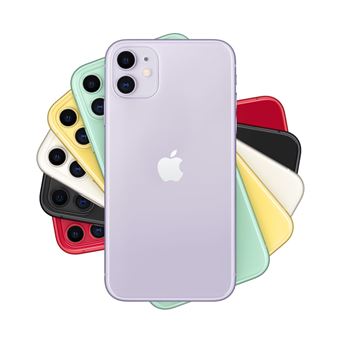 Apple iPhone 11 - 4G Smartphone - Dual-SIM / Interner Speicher 128 GB - LCD-Anzeige - 6.1" - 1792 x 828 Pixel - 2 x Rückkamera 12 MP, 12 MP - front camera 12 MP - lila - 1