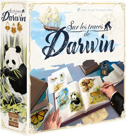 Boite de Jeu de stratégie Gigamic Sur les traces de Darwin Prix Fnac 2023 des Jeux de sociétés Famille