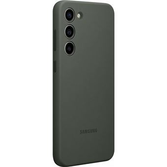 Coque en silicone pour Samsung Galaxy S23+ 5G Khaki