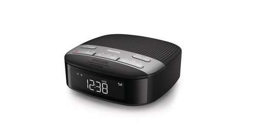 Philips Dual Wekkerradio Zwart