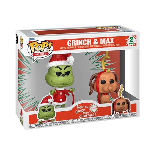 Figurine Funko Pop Books HTGSC Grinch w/Max