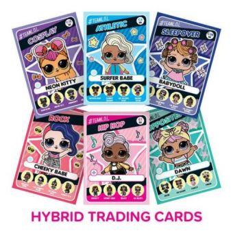 Pack de 50 pochettes Panini Collection d'autocollants LOL Surprise Let’s Be Friends Modèle aléatoire