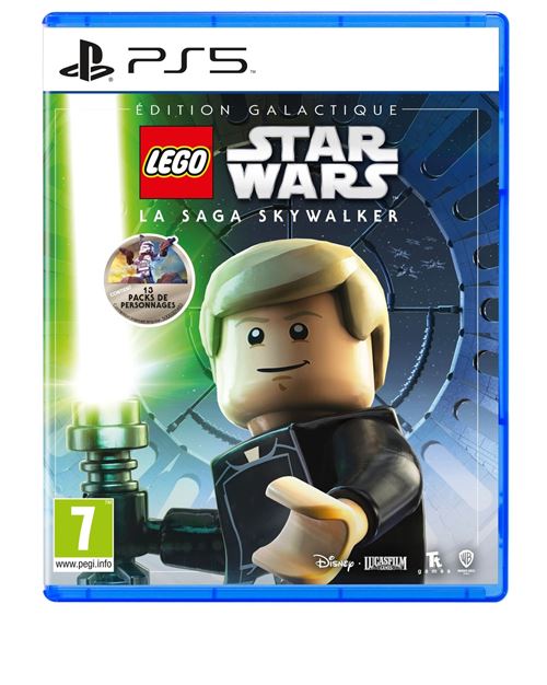 Pochette avant du jeu LEGO Star Wars : La Saga Skywalker Edition Galactique PlayStation 5