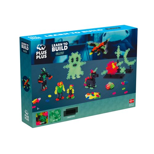 Plus Plus Kit Découverte Phosphorescent 500 Pièces