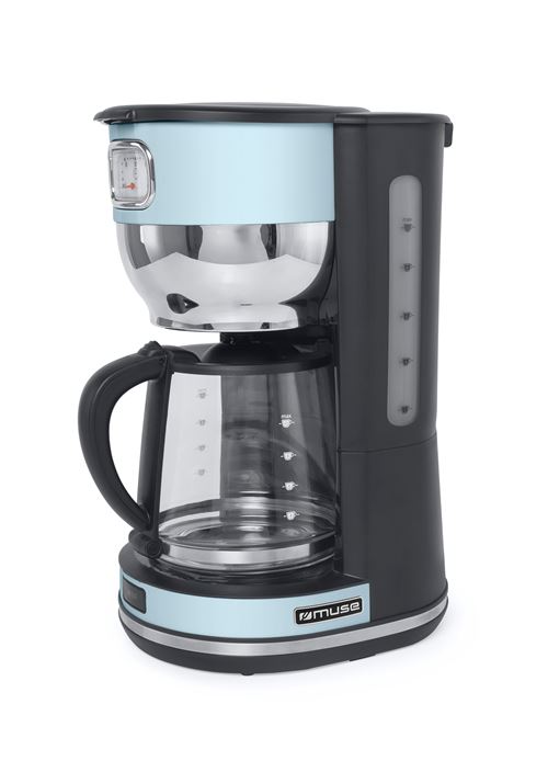 Cafetière Filtre Muse Ms-220 Vb 10 Tasses Bleu
